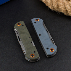 Benchmade 317 Weekender 2-Blade Knife 2.75" Satin S30V Clip Point and Drop Point Folding Blades, G10 Handles