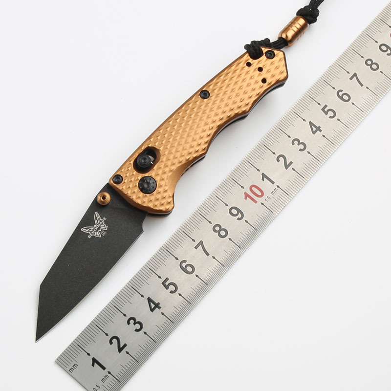Benchmade 290BK-2 Knives Full Immunity AXIS Folding Knife 2.36" CPM-M4 Blade, Aviation Aluminum Handles