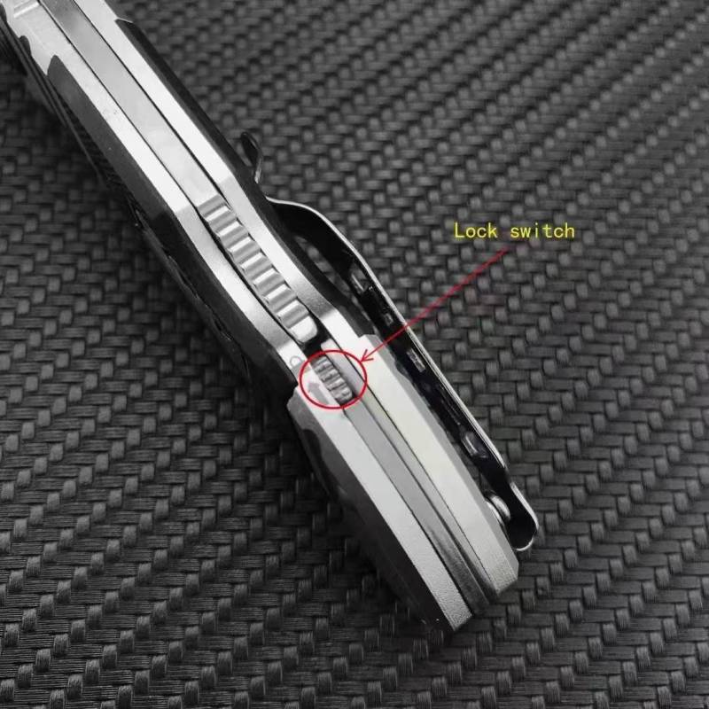 SOG Fielder Folding Knife 3.3" 440c Satin Blade, Black G10 Handles, Liner Lock
