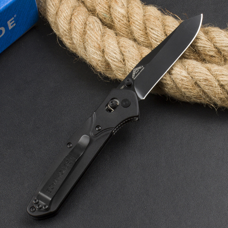 Benchmade 940 2colors Osborne Knife 3.22" S30V Satin Plain Folding Blade, Aviation Aluminum Handles