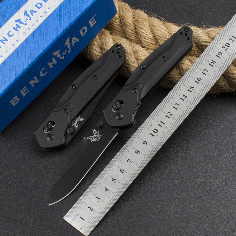 Benchmade 940 2colors Osborne Knife 3.22" S30V Satin Plain Folding Blade, Aviation Aluminum Handles