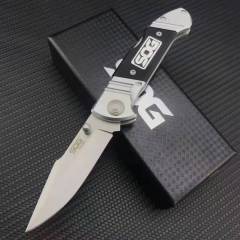 SOG Fielder Folding Knife 3.3" 440c Satin Blade, Black G10 Handles, Liner Lock