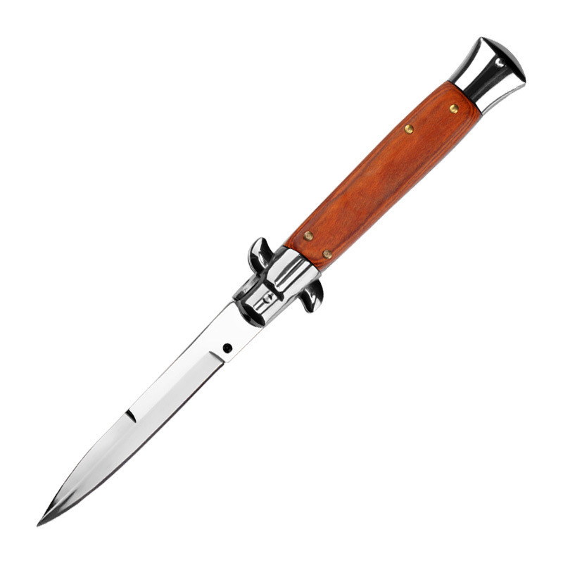 Italy AKC 13Models KnivesGodfather Stiletto Mafia OTF AUTO Knife 3.77" 440c Steel Blade, Acrylic Handles