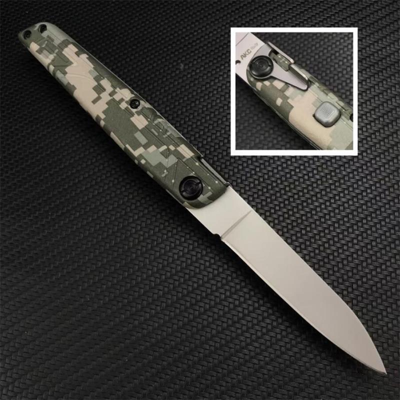 Italy AKC 7.8'' 4Models Knifes Godfather Stiletto Colt OTF AUTO 3.34" 440c Steel Blade, Nylon Fiber Handles
