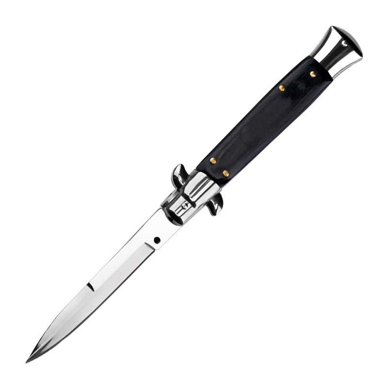 Italy AKC 13Models KnivesGodfather Stiletto Mafia OTF AUTO Knife 3.77" 440c Steel Blade, Acrylic Handles