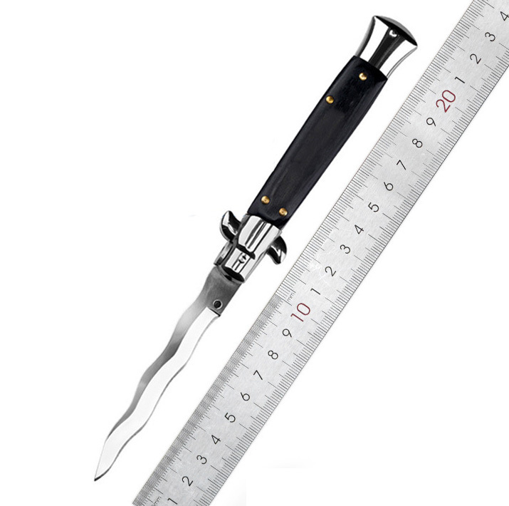 Italy 9'' AKC 12Models Knifes Kriss Godfather Stiletto Mafia OTF AUTO Knife 3.77" 440c Steel Blade, Acrylic Handles