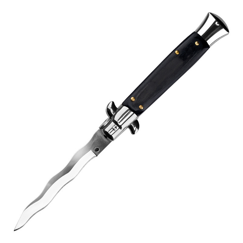 Italy 9'' AKC 12Models Knifes Kriss Godfather Stiletto Mafia OTF AUTO Knife 3.77" 440c Steel Blade, Acrylic Handles