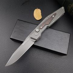 Boker MAGUNM AUTO Folding Knife 3.15" 440A Blade, 420+Carbon Fiber Handles