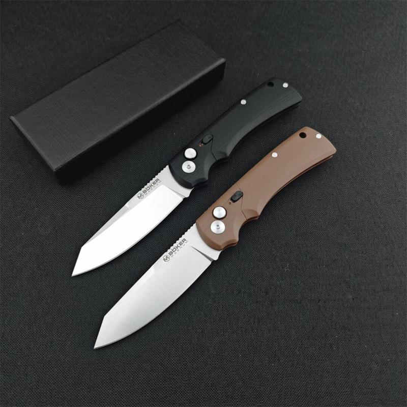 Boker MAGUNM  AUTO Folding Knife 3.35" 440A Blade, G10 Handles