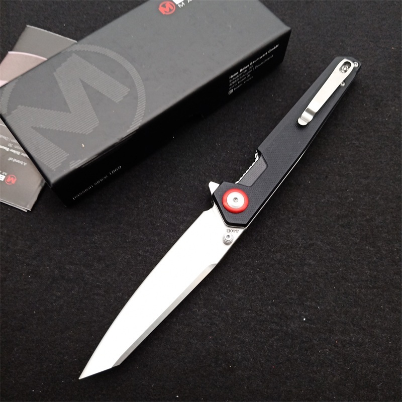 Boker MAGUNM Flipper Folding Knife 3.54" 440B  Satin Blade, G10 Handles