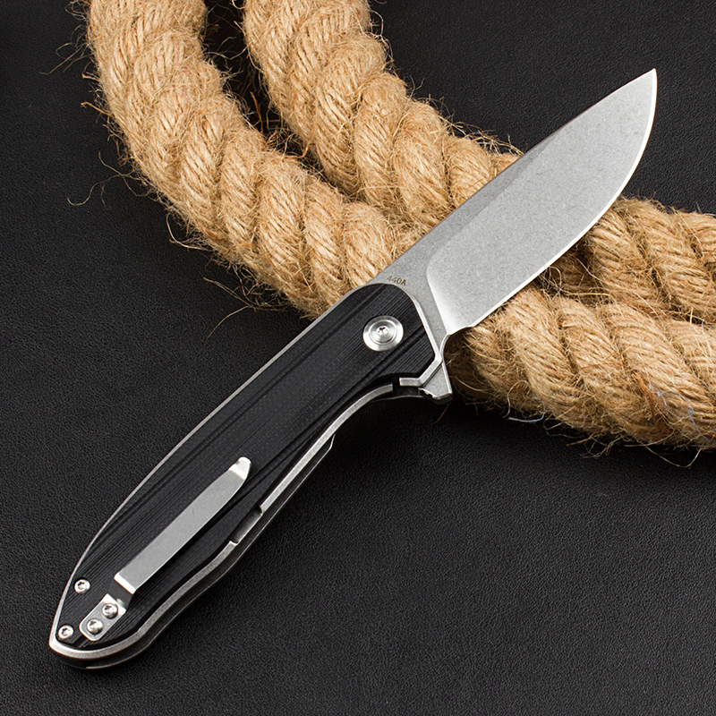 Boker MAGUNM Flipper Folding Knife 3.54" 440A Satin Blade, G10 Handles