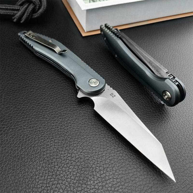 Boker MAGUNM Flipper Folding Knife 3.35" D2 Satin Blade, Aluminum Alloy Handles