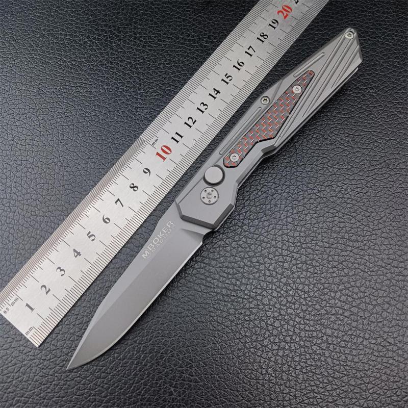 Boker MAGUNM AUTO Folding Knife 3.15" 440A Blade, 420+Carbon Fiber Handles