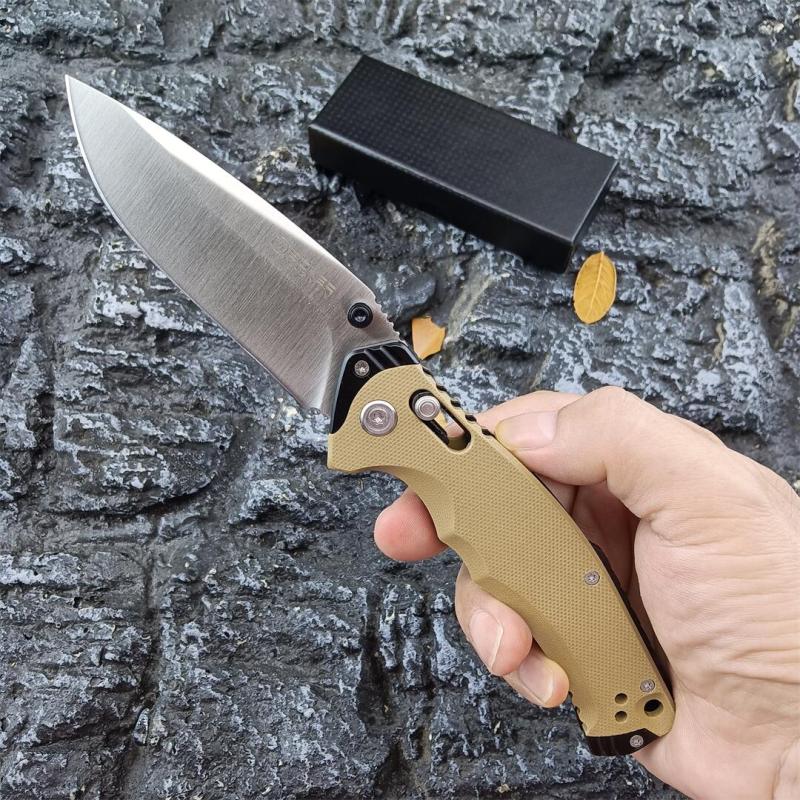 Boker MAGUNM Flipper Folding Knife 3.46" 8Cr14mov Satin Blade, G10 Handles