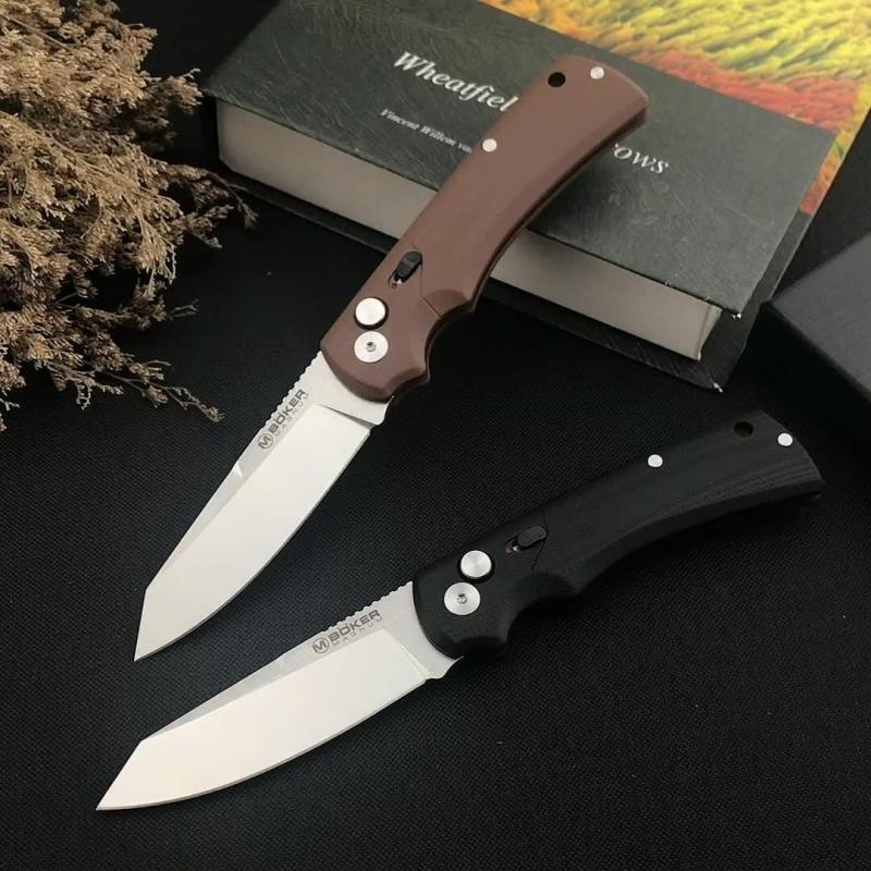 Boker MAGUNM  AUTO Folding Knife 3.35" 440A Blade, G10 Handles