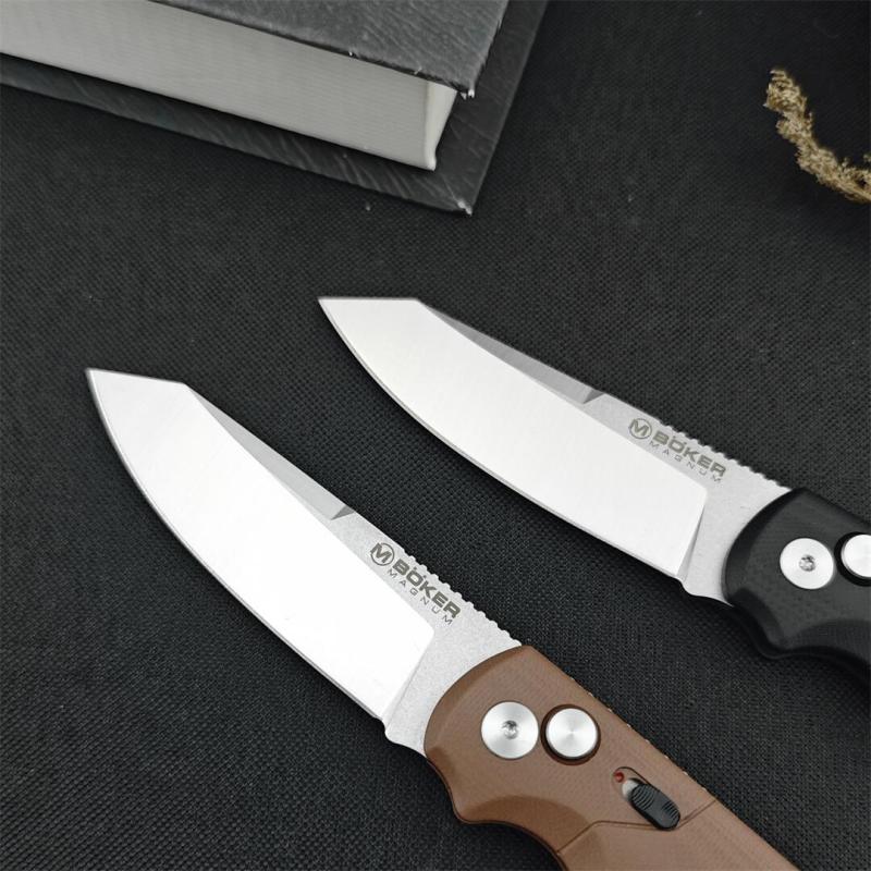 Boker MAGUNM  AUTO Folding Knife 3.35" 440A Blade, G10 Handles