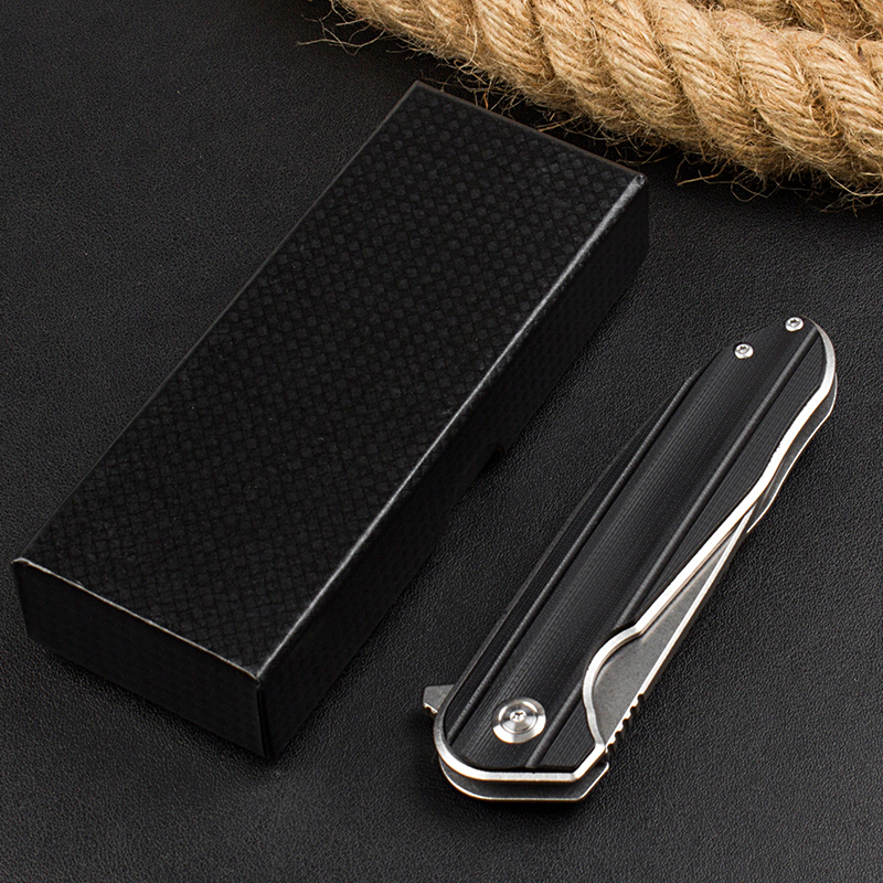 Boker MAGUNM Flipper Folding Knife 3.54" 440A Satin Blade, G10 Handles