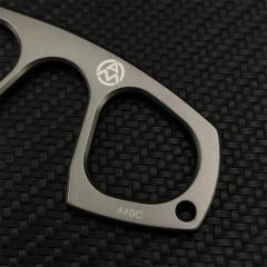 Boker Plus Fixed Blade Knife 2.95" 440C Satin Blade, Steel Handles