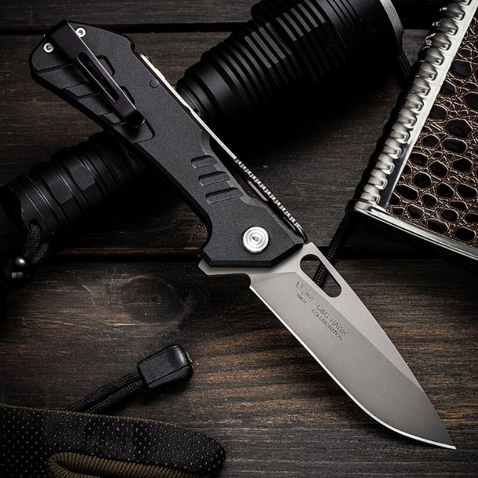 Buck 830BKSSLS Folding Knife 3.46" D2 Drop Point Plain Blade, Aluminum Handles