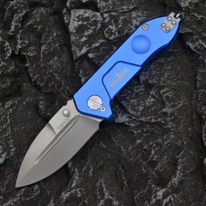Extrema Ratio Rock FRAME Folding Knife 2.95" D2 Drop Combo Blade, T6-Aluminum Alloy Handles