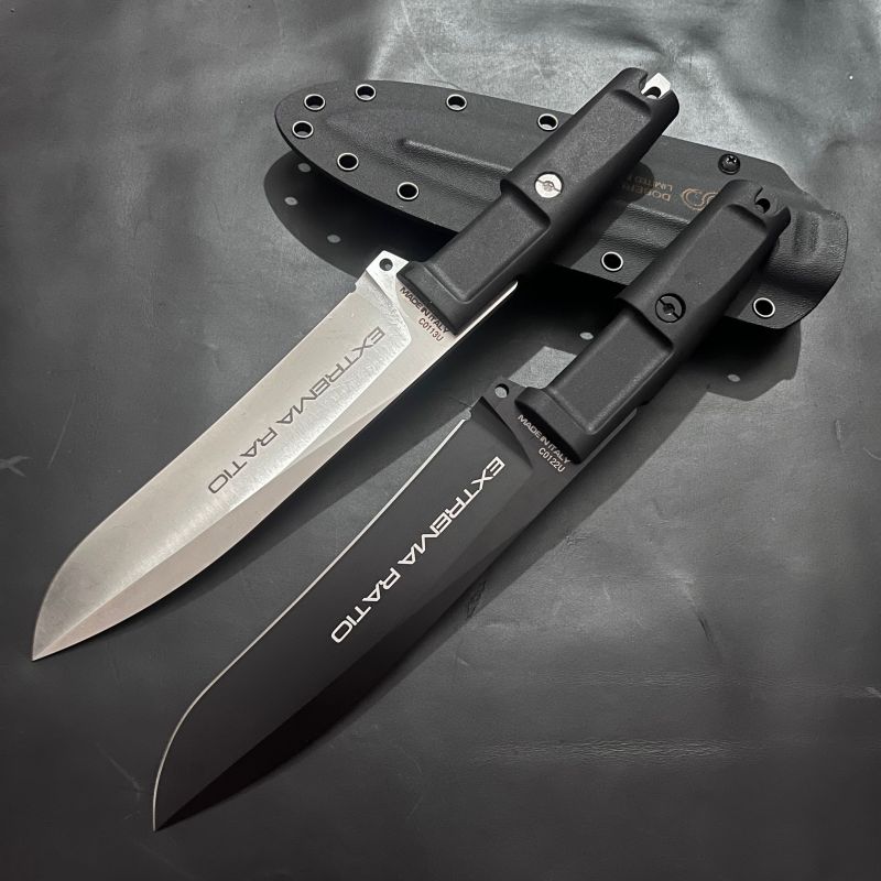 Extrema Ratio Dobermann IV Tactical 6.69" A8 Black Blade, Forprene Handles