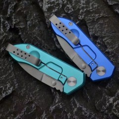 Extrema Ratio Rock FRAME Folding Knife 2.95" D2 Drop Combo Blade, T6-Aluminum Alloy Handles