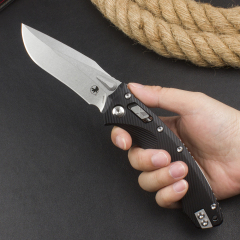 Microtech Amphibian 3Models RAM-LOK Manual Folding Knife 3.62" M390MK Plain Blade, G10 Handles