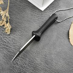 Cold Steel 42SS Super Edge Neck Knife 2" 440c Serrated Blade, Kray-Ex Handle