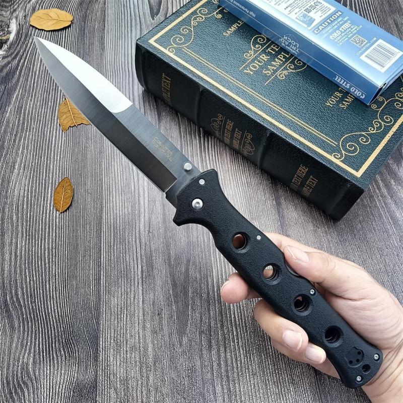 Cold Steel 10ACXC Counter Point 2 Folding Knife 5.59" AUS-8A Satin Blade, Griv-Ex Handles, Lockback