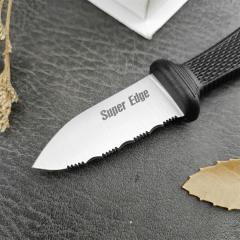 Cold Steel 42SS Super Edge Neck Knife 2" 440c Serrated Blade, Kray-Ex Handle