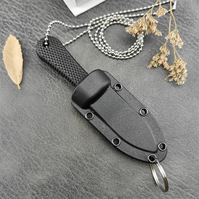 Cold Steel 42SS Super Edge Neck Knife 2" 440c Serrated Blade, Kray-Ex Handle