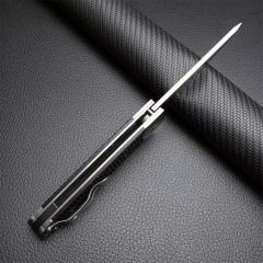 Cold Steel 26T Oyabun Flipper Knife 3.54" S35V Tanto Blade, Gray Griv-Ex Handles with Black Kray-Ex Scales