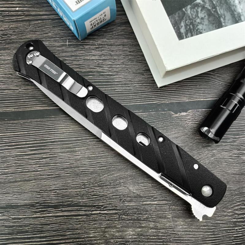 Cold Steel 26SXP Ti-Lite Flipper Knife 5.59" 440c Plain Satin Blade, Zy-Ex Handles, Liner Lock