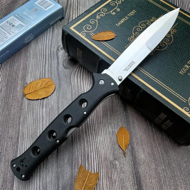 Cold Steel 10ACXC Counter Point 2 Folding Knife 5.59" AUS-8A Satin Blade, Griv-Ex Handles, Lockback