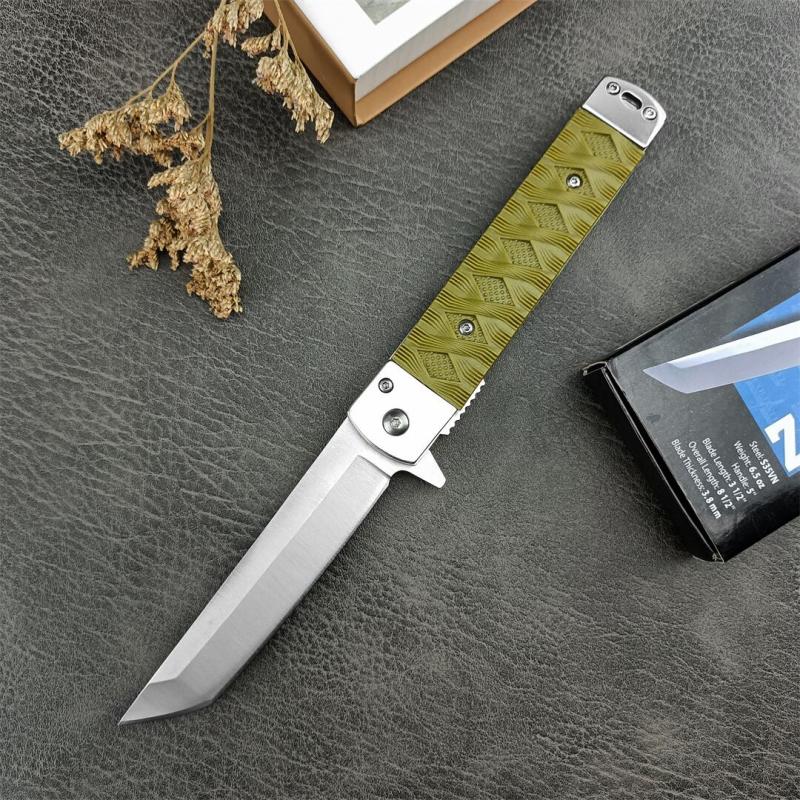 Cold Steel Z04 Folding Knife 3.66" 440c Satin Plain Blade, FRN Handles