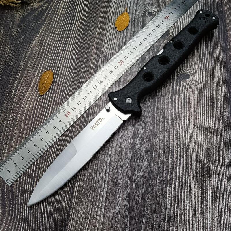 Cold Steel 10ACXC Counter Point 2 Folding Knife 5.59" AUS-8A Satin Blade, Griv-Ex Handles, Lockback
