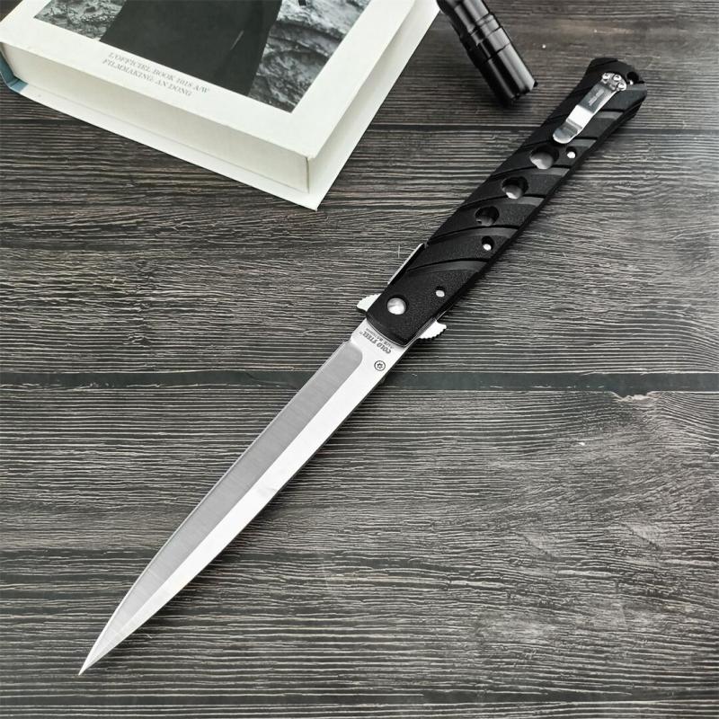 Cold Steel 26SXP Ti-Lite Flipper Knife 5.59" 440c Plain Satin Blade, Zy-Ex Handles, Liner Lock