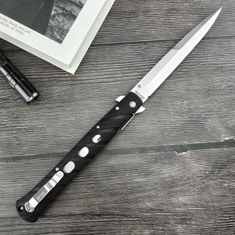 Cold Steel 26SXP Ti-Lite Flipper Knife 5.59" 440c Plain Satin Blade, Zy-Ex Handles, Liner Lock