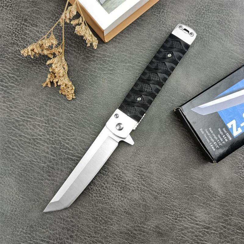 Cold Steel Z04 Folding Knife 3.66" 440c Satin Plain Blade, FRN Handles