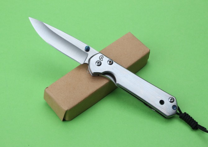 Chris Reeve Small Sebenza Folding Knife 2.76" 440c Blade, 420 Handles, Frame Lock