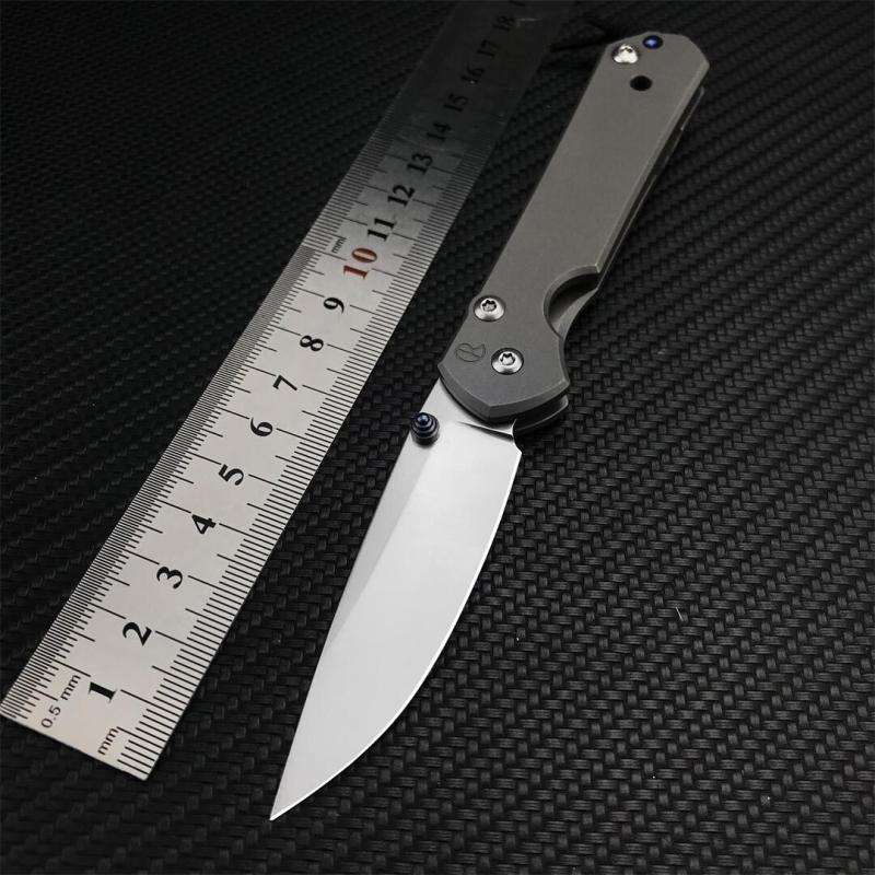 Chris Reeve Small Sebenza Folding Knife 2.76" D2 Blade, Titanium Handles, Frame Lock