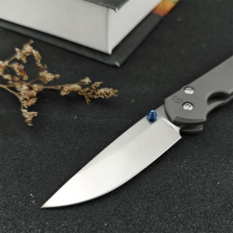 Chris Reeve Small Sebenza Folding Knife 2.76" D2 Blade, Titanium Handles, Frame Lock