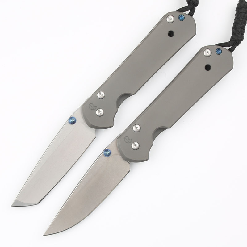 Chris Reeve Small Sebenza 12TH Folding Knife 3.54" D2 Blade, Titanium Handles, Frame Lock