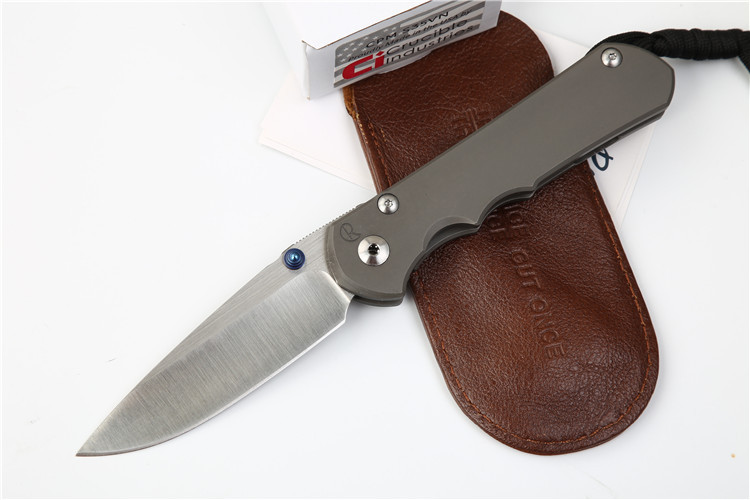 Chris Reeve Small Sebenza 25TH Folding Knife 3.54" S35VN Blade, Titanium Handles, Frame Lock