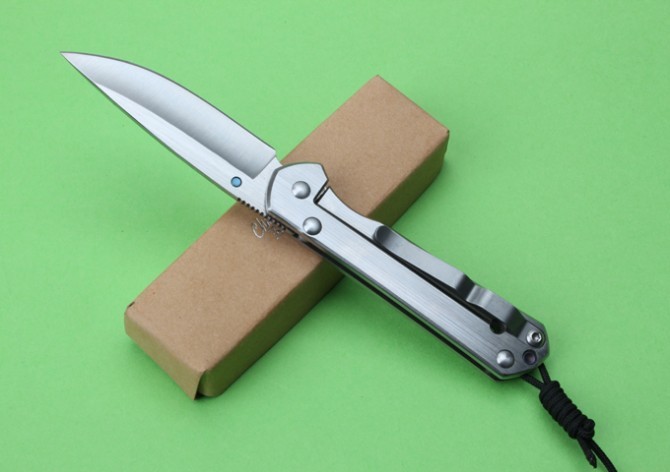Chris Reeve Small Sebenza Folding Knife 2.76" 440c Blade, 420 Handles, Frame Lock