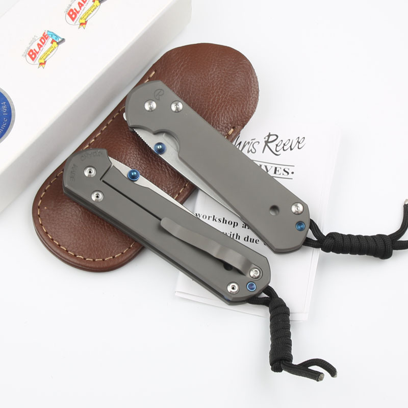 Chris Reeve Small Sebenza 12TH Folding Knife 3.54" D2 Blade, Titanium Handles, Frame Lock