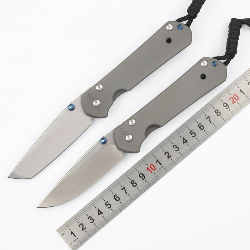 Chris Reeve Small Sebenza 12TH Folding Knife 3.54" D2 Blade, Titanium Handles, Frame Lock
