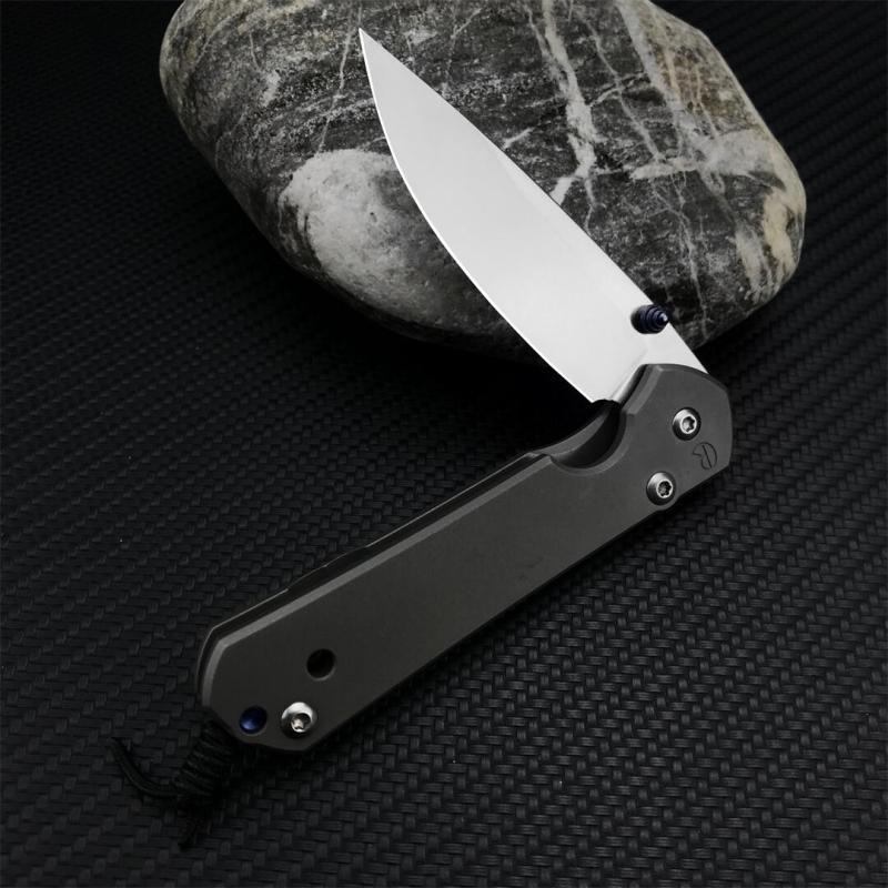 Chris Reeve Small Sebenza Folding Knife 2.76" D2 Blade, Titanium Handles, Frame Lock