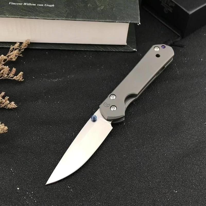 Chris Reeve Small Sebenza Folding Knife 2.76" D2 Blade, Titanium Handles, Frame Lock