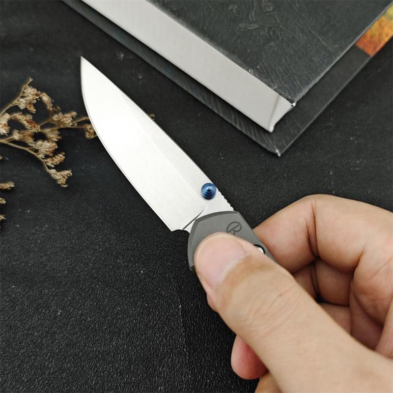 Chris Reeve Small Sebenza Folding Knife 2.76" D2 Blade, Titanium Handles, Frame Lock